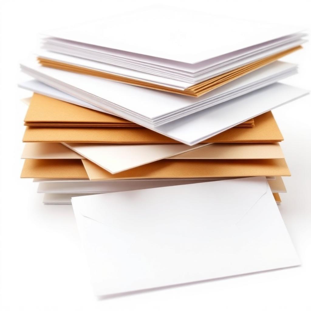 Envelopes & Mailing — White / Brown / Cloth-Lined